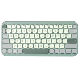 ASUS Marshmallow KW100 Teclado Inalámbrico Compacto 75% Verde Green Tea Latte